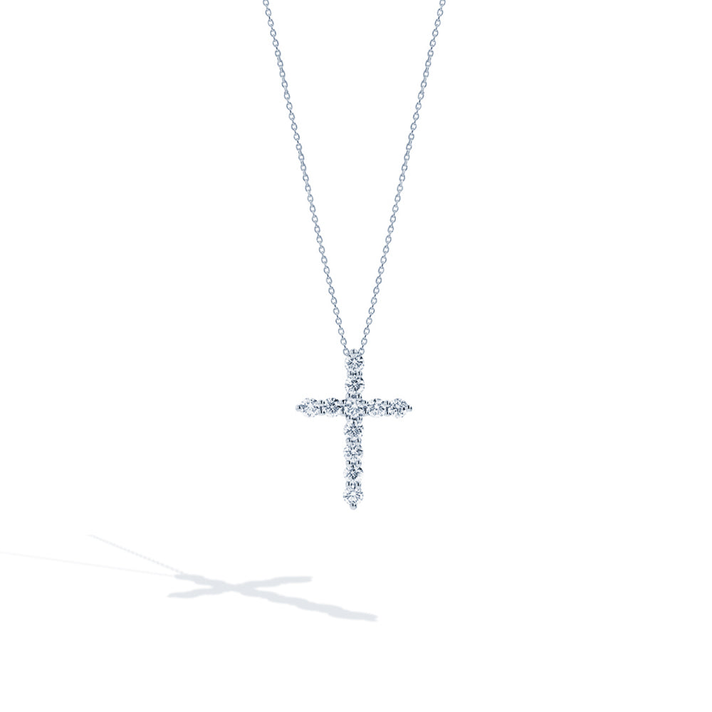 Diamond Cross Necklace - 0.75ctw