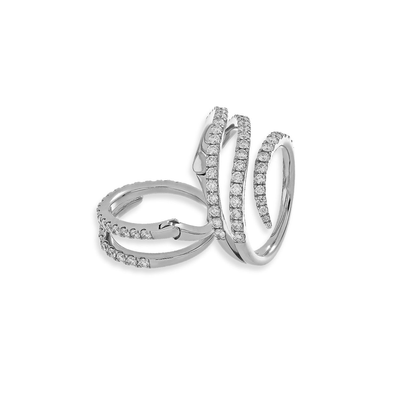 Diamond Coil Ring