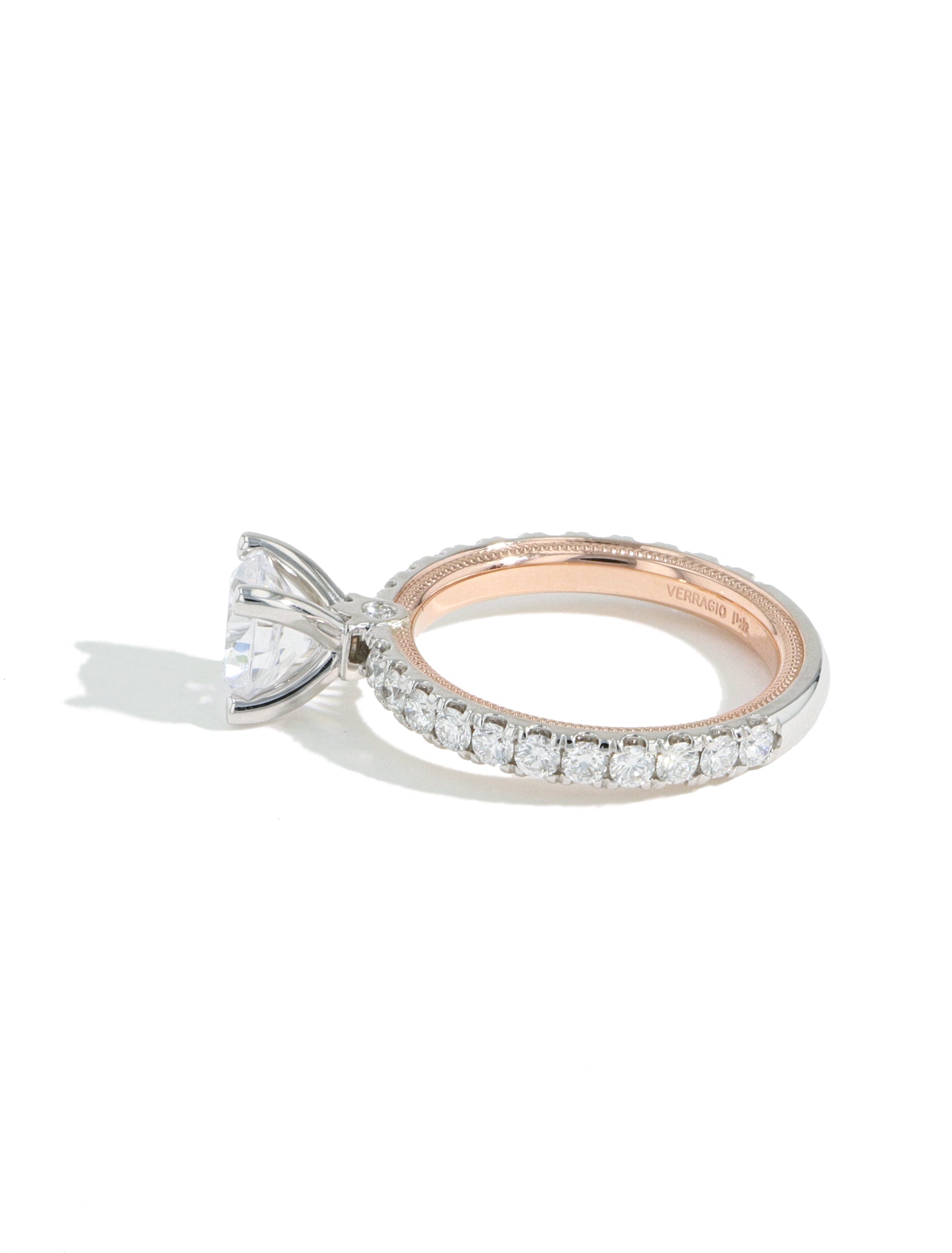 Verragio Tradition Two Tone Pave Diamond Engagement Ring Setting