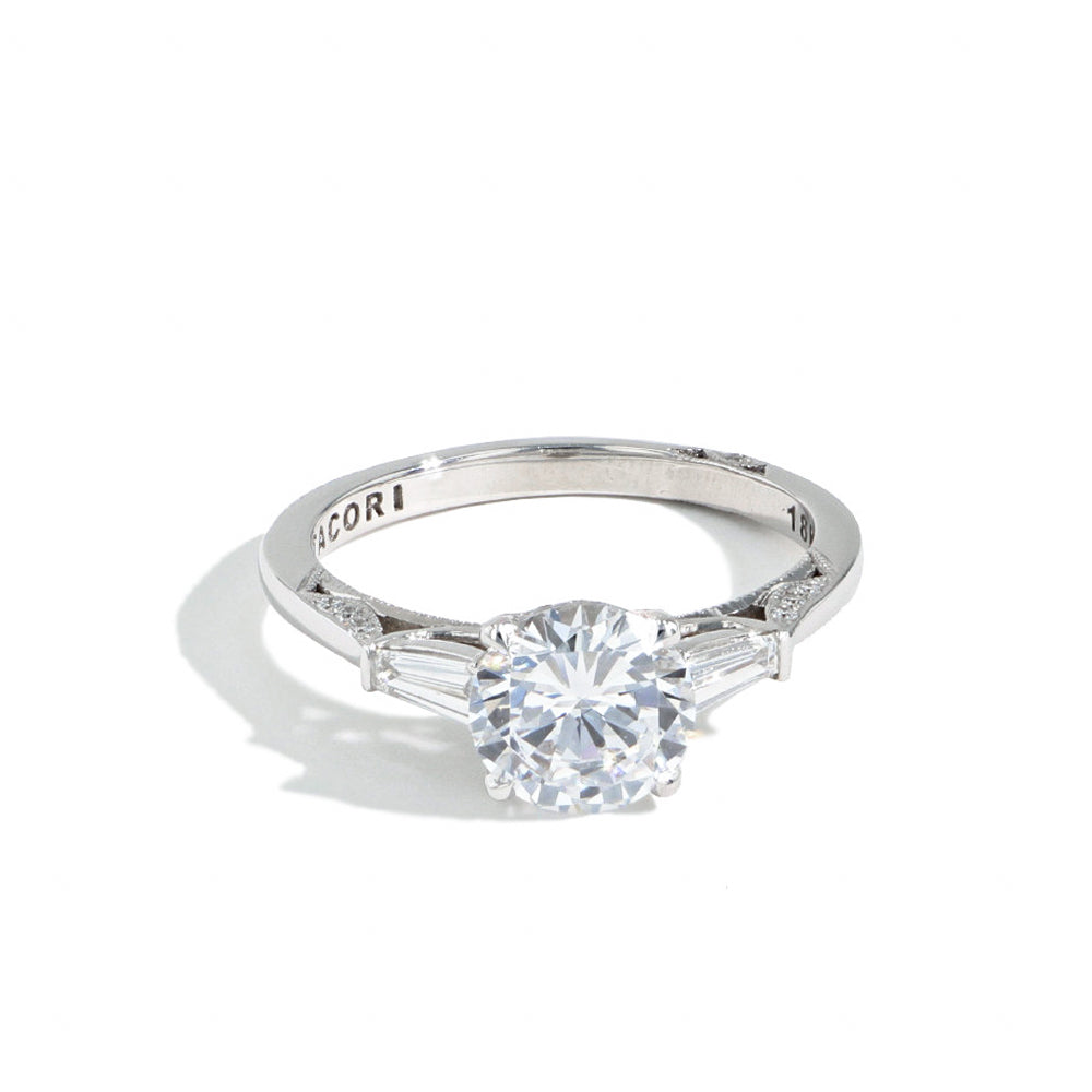 Tacori Simply Tacori Three Stone Engagement Ring Setting