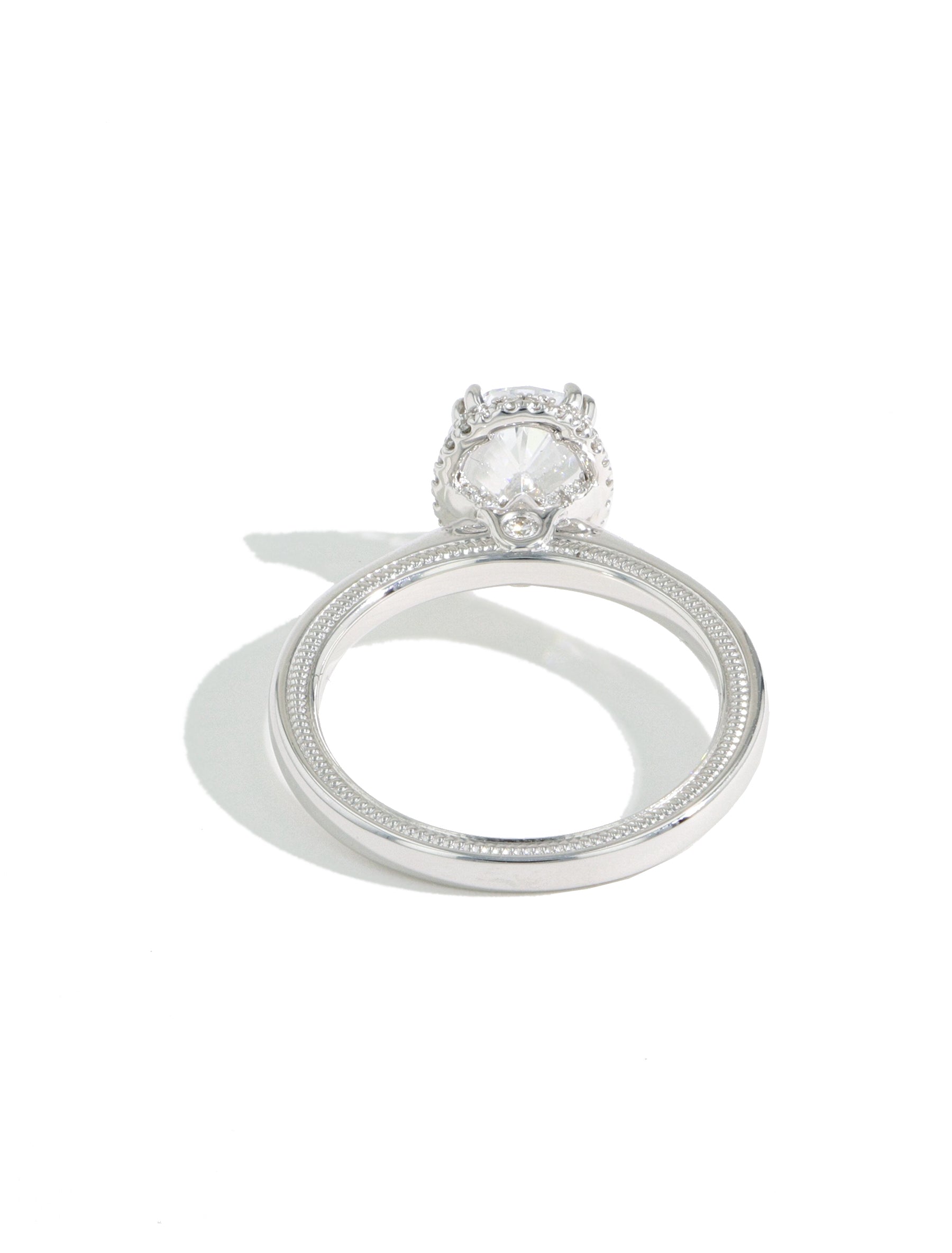 Verragio Tradition Oval Diamond Hidden Halo Engagement Ring Setting