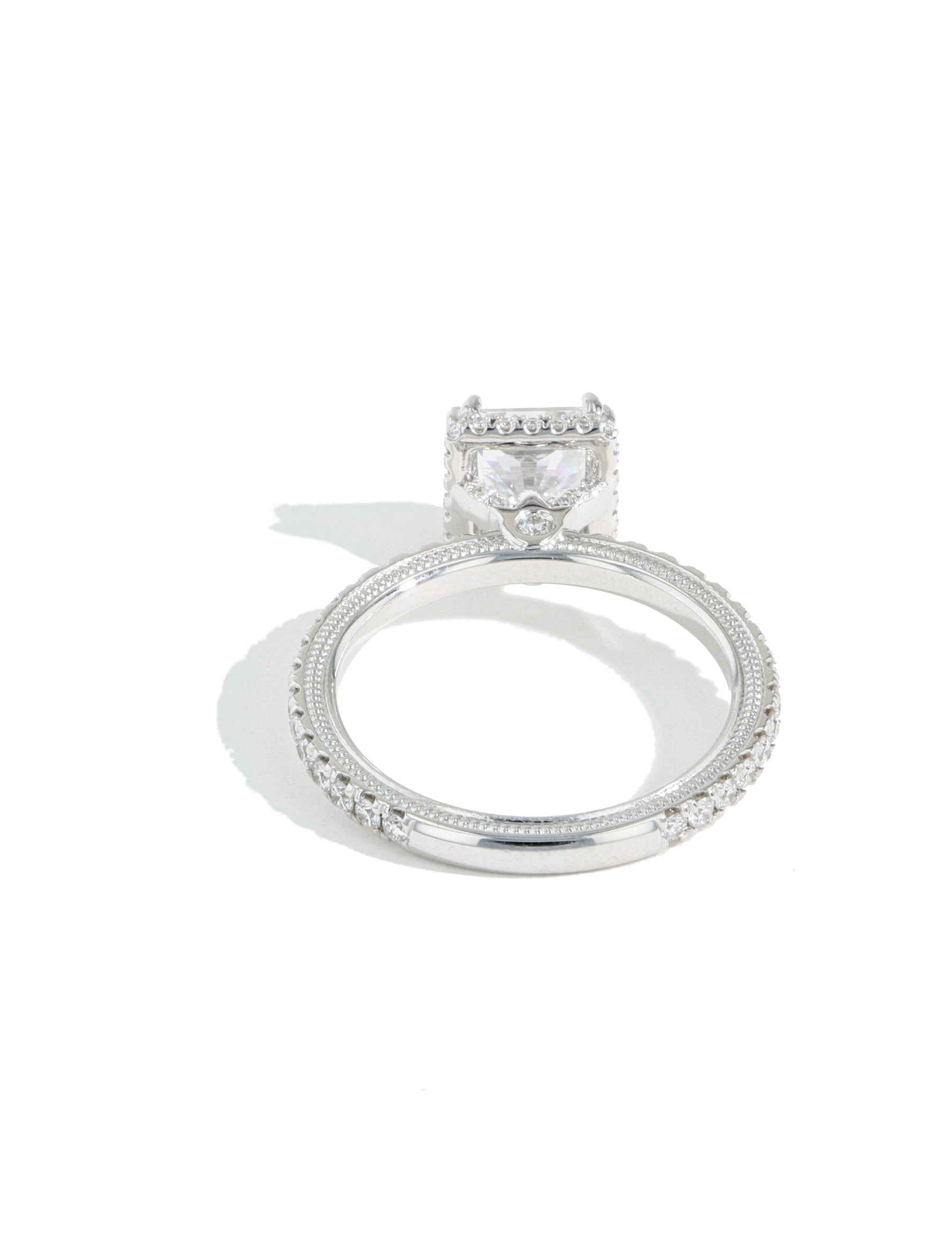 Verragio Tradition Princess Hidden Halo Diamond Engagement Ring Setting