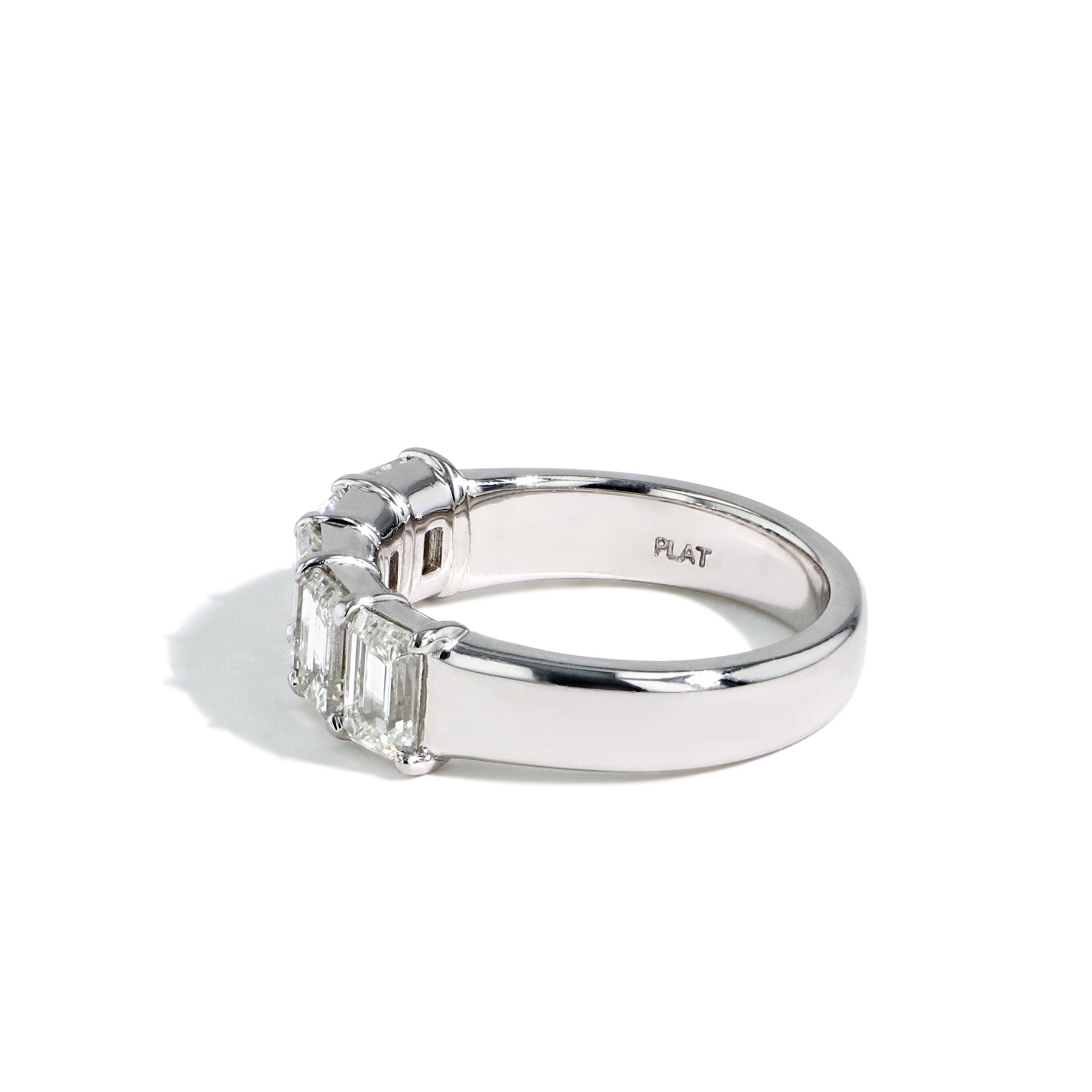 5 Emerald Cut Diamond Band