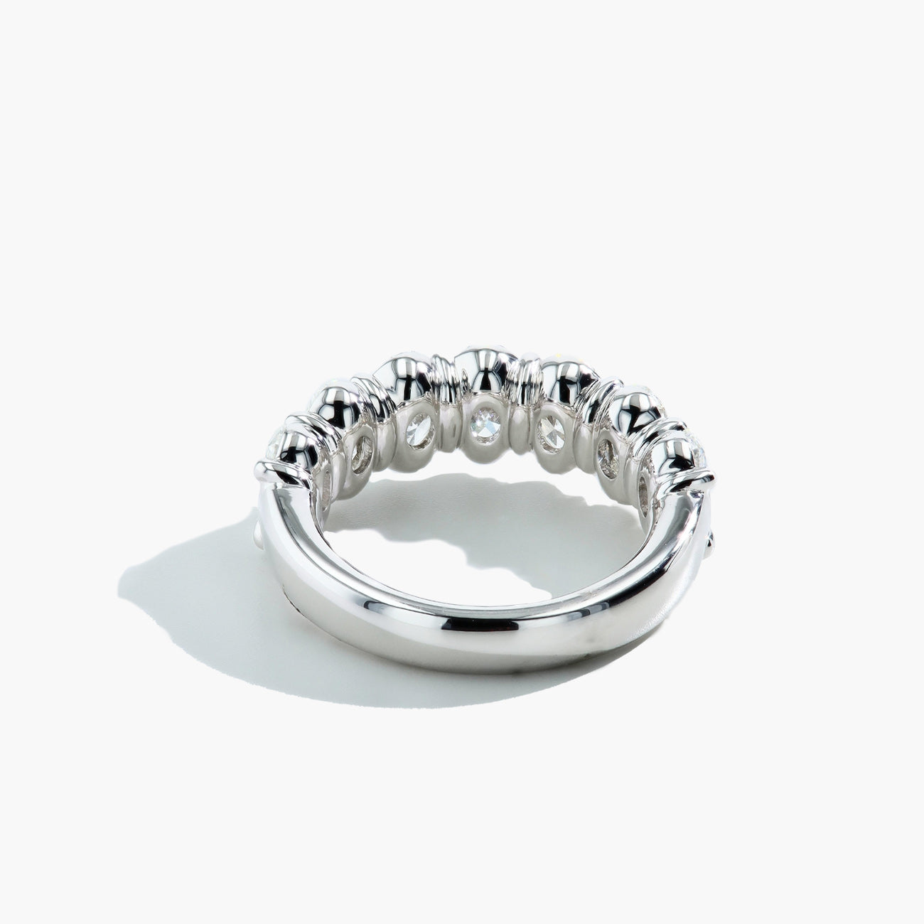 3.50 Carat Oval Diamond Wedding Band
