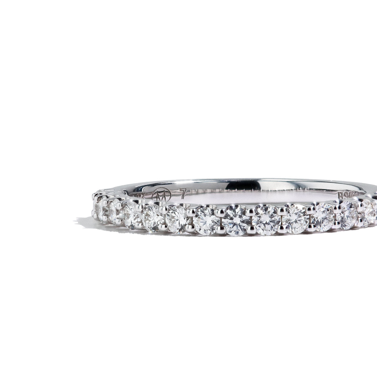 Private Label Halfway Pavé Diamond Band