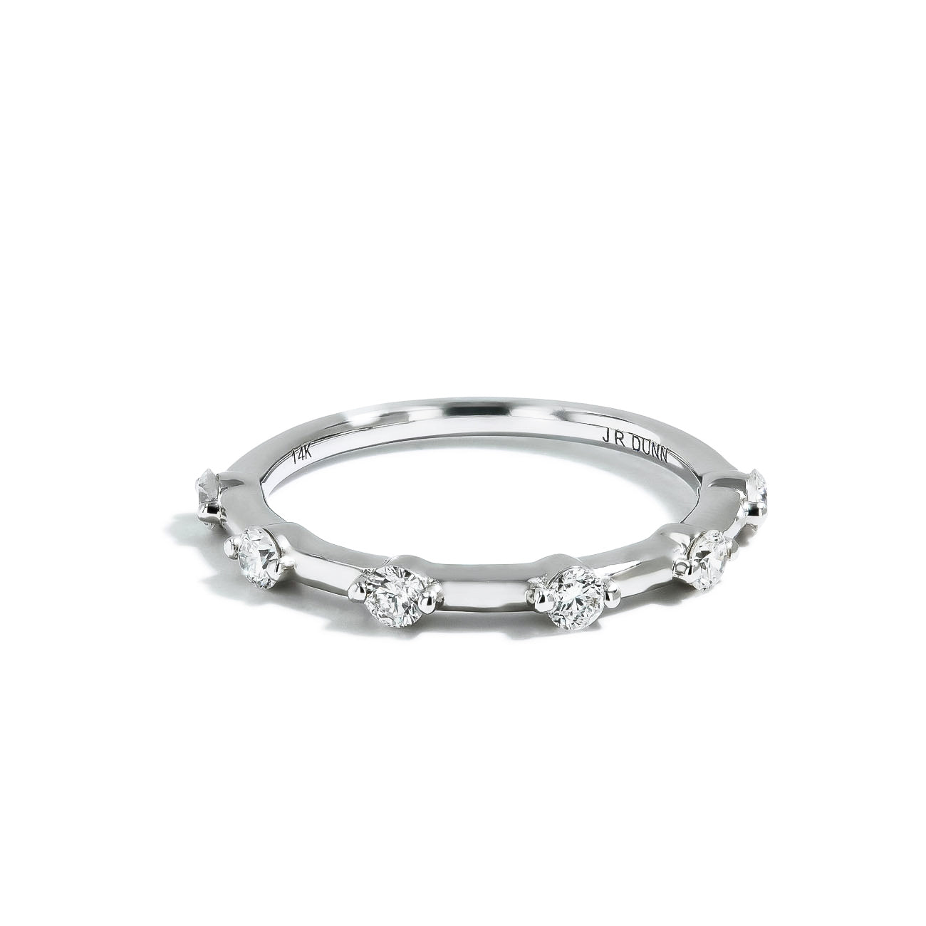 Starlight Diamond Band in 14K Yellow Gold