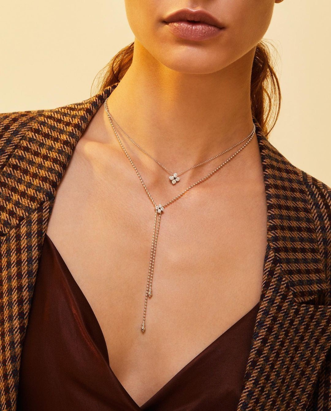 Roberto Coin Love in Verona White Gold Necklace