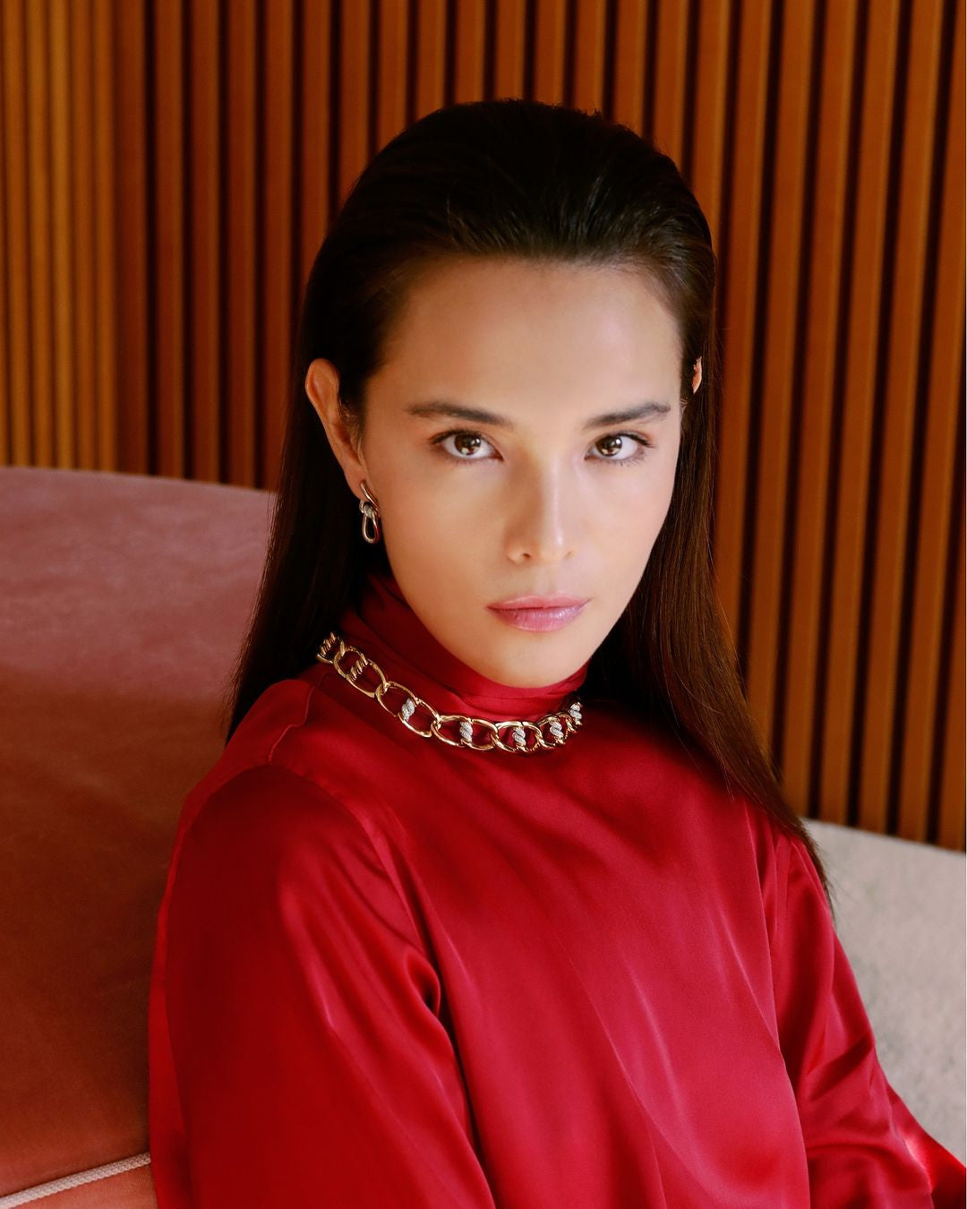 Roberto Coin Cialoma Collection 18K Yellow Gold and Diamond Earrings