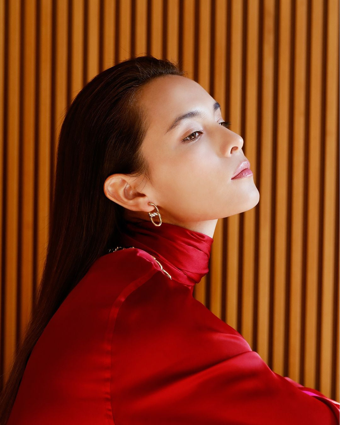 Roberto Coin Cialoma Collection 18K Rose Gold and Diamond Earrings