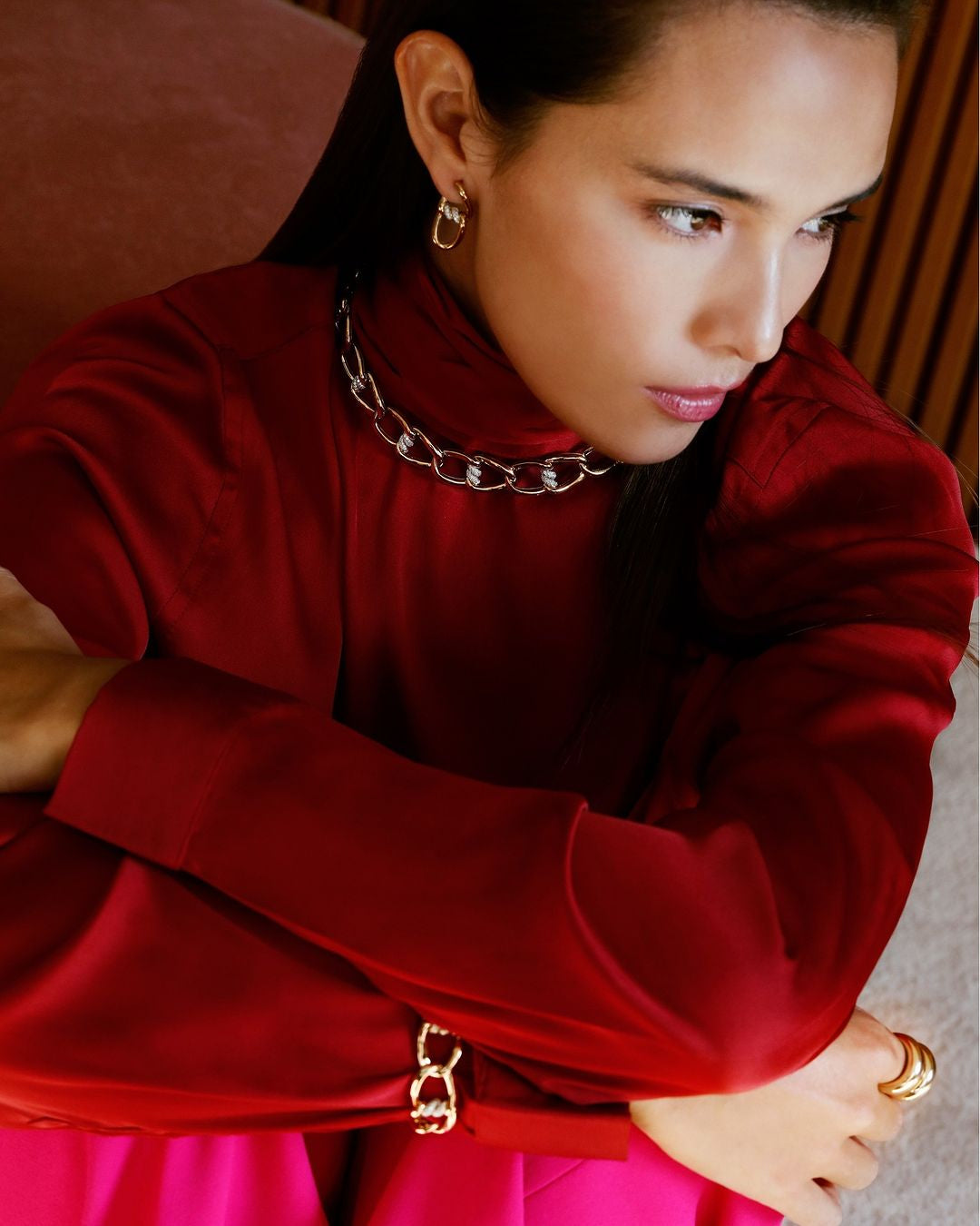 Roberto Coin Cialoma Diamond Knot Necklace