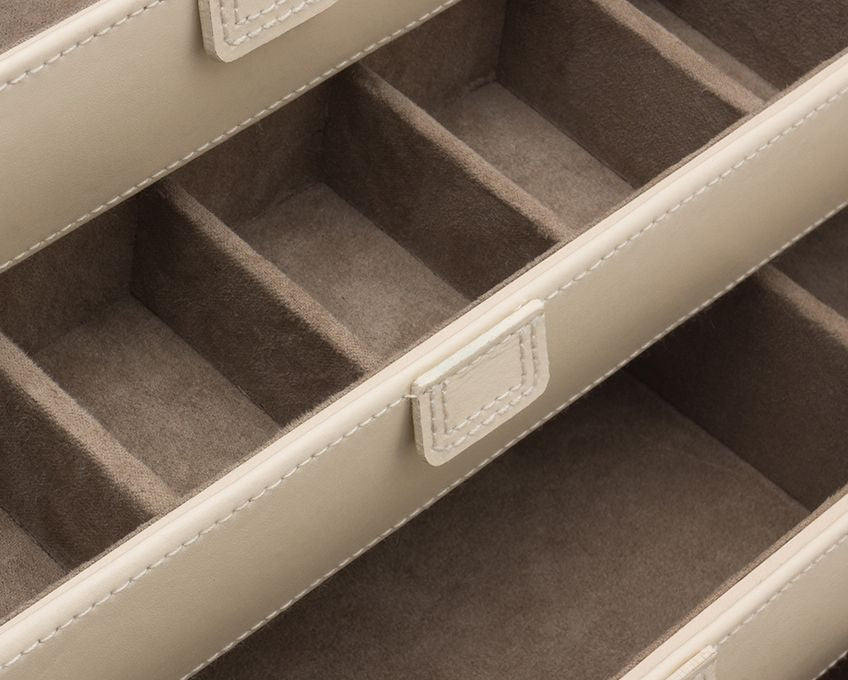 Wolf Caroline Ivory Extra Large Jewelry Case