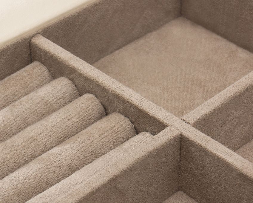 Wolf Caroline Ivory Medium Jewelry Case