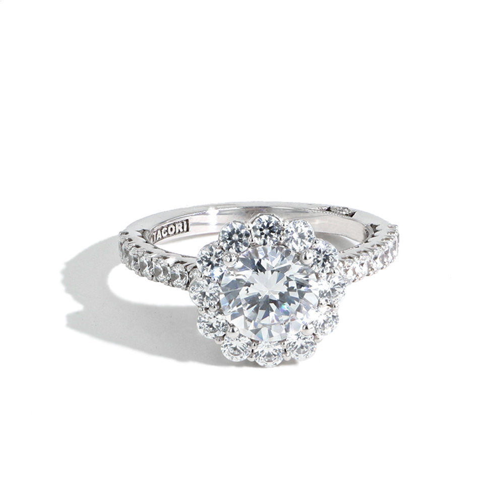 Tacori Full Bloom Round Halo Engagement Ring Setting
