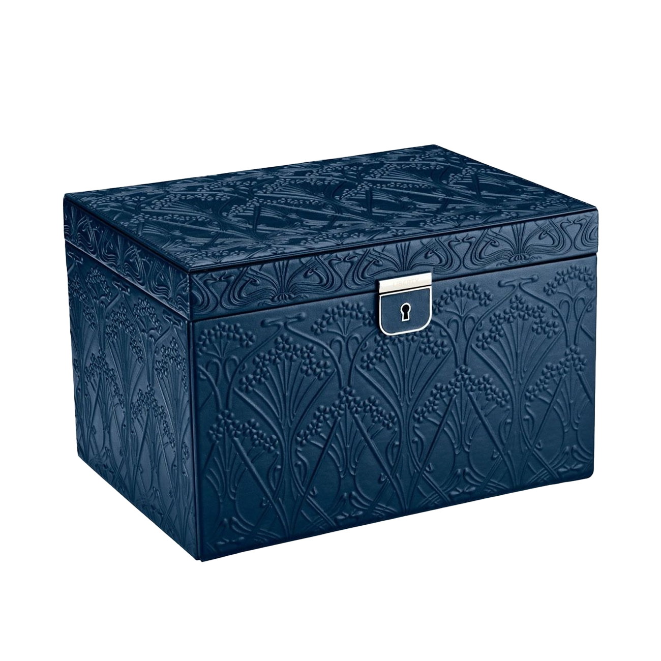 WOLF X LIBERTY All Over Ianthe Large Jewelry Box in Navy