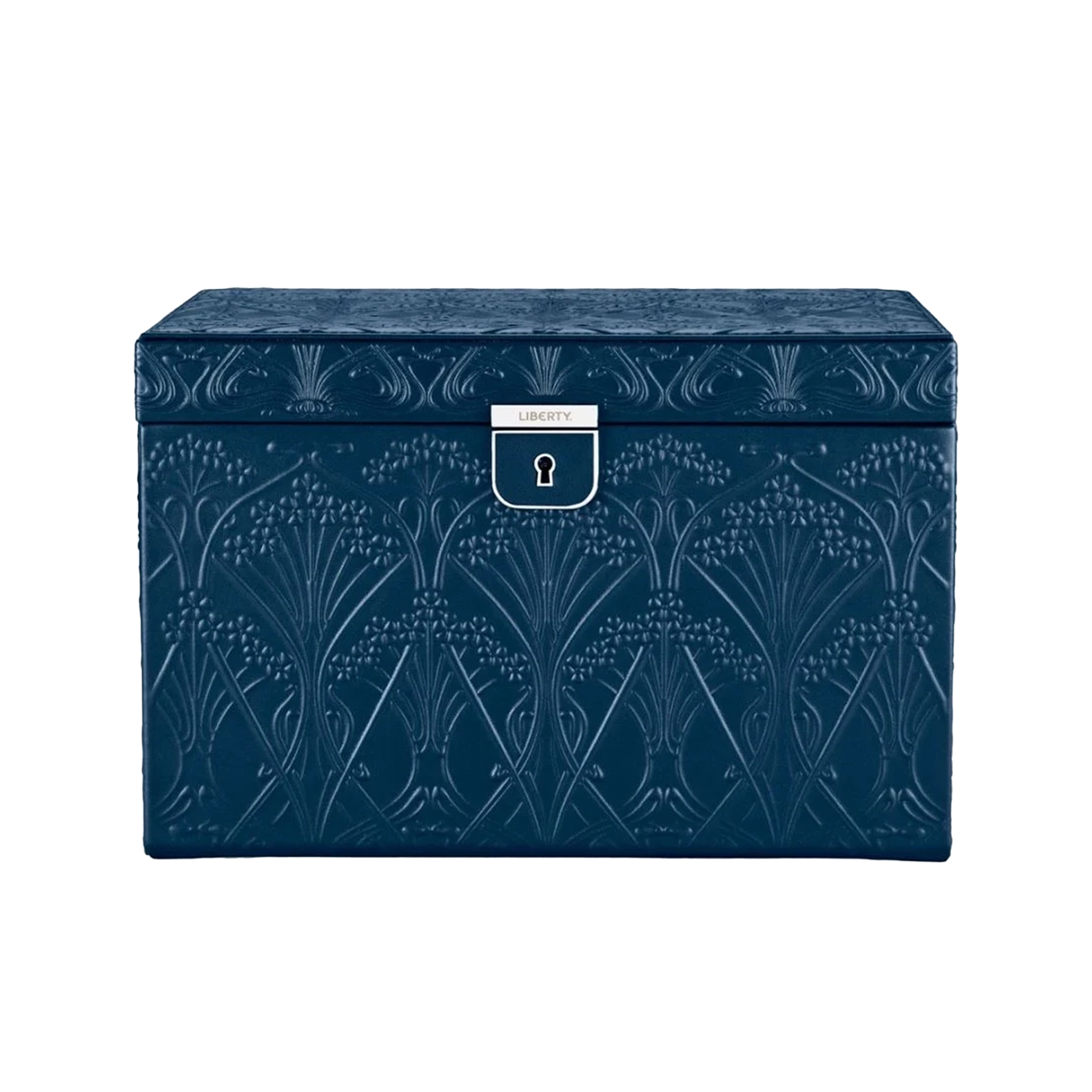 WOLF X LIBERTY All Over Ianthe Large Jewelry Box in Navy
