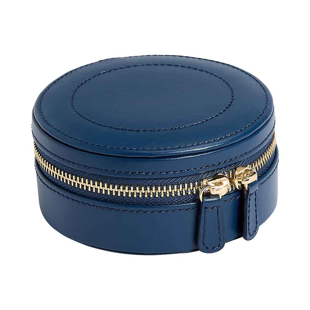 WOLF Sophia Mini Zip Case in Indigo