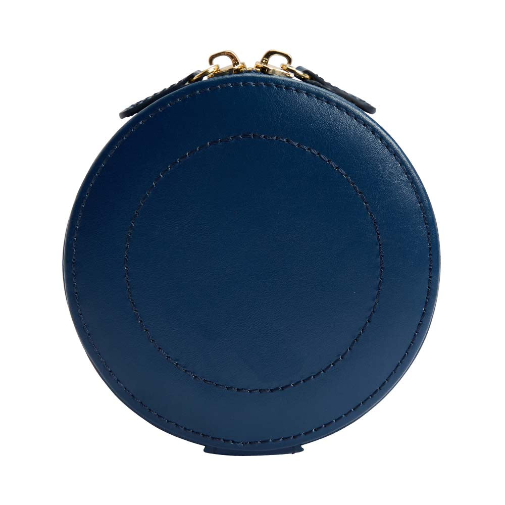 WOLF Sophia Mini Zip Case in Indigo