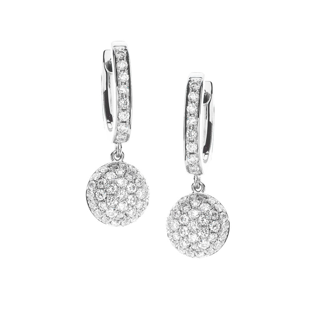 Hulchi Belluni Tresore Funghetti Diamond Earrings