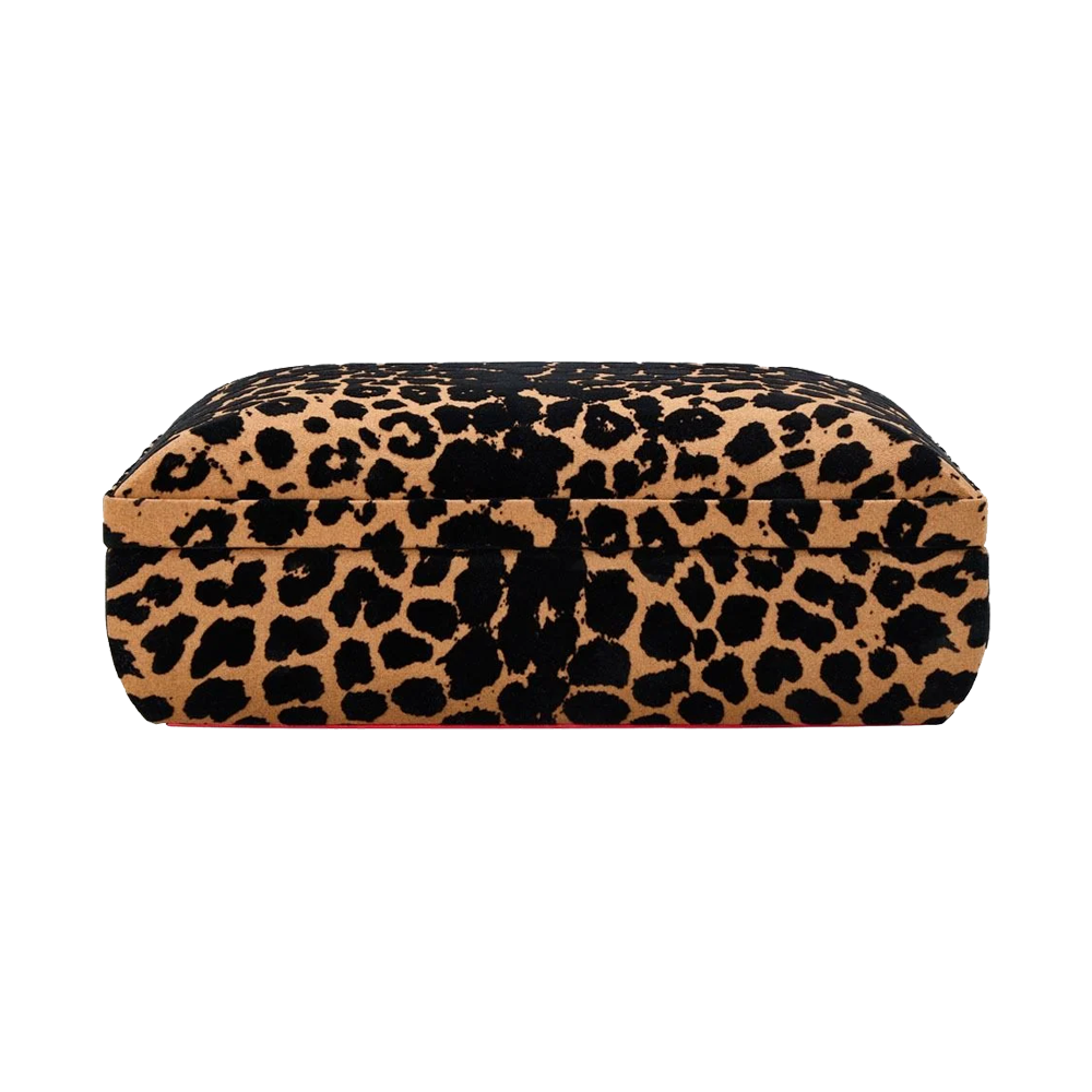 WOLF Savanna Leopard Print Medium Jewelry Box