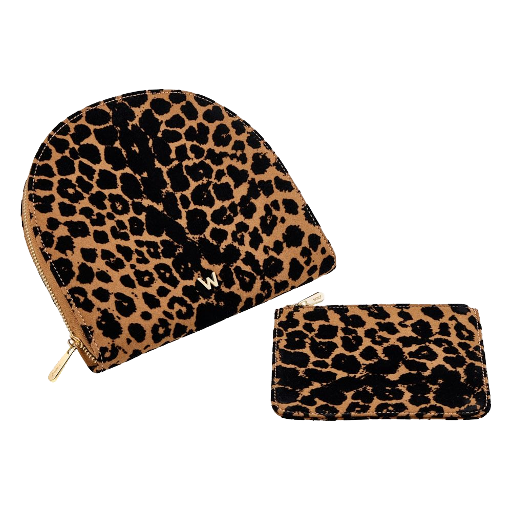 WOLF Savanna Leopard Print Jewelry Travel Portfolio