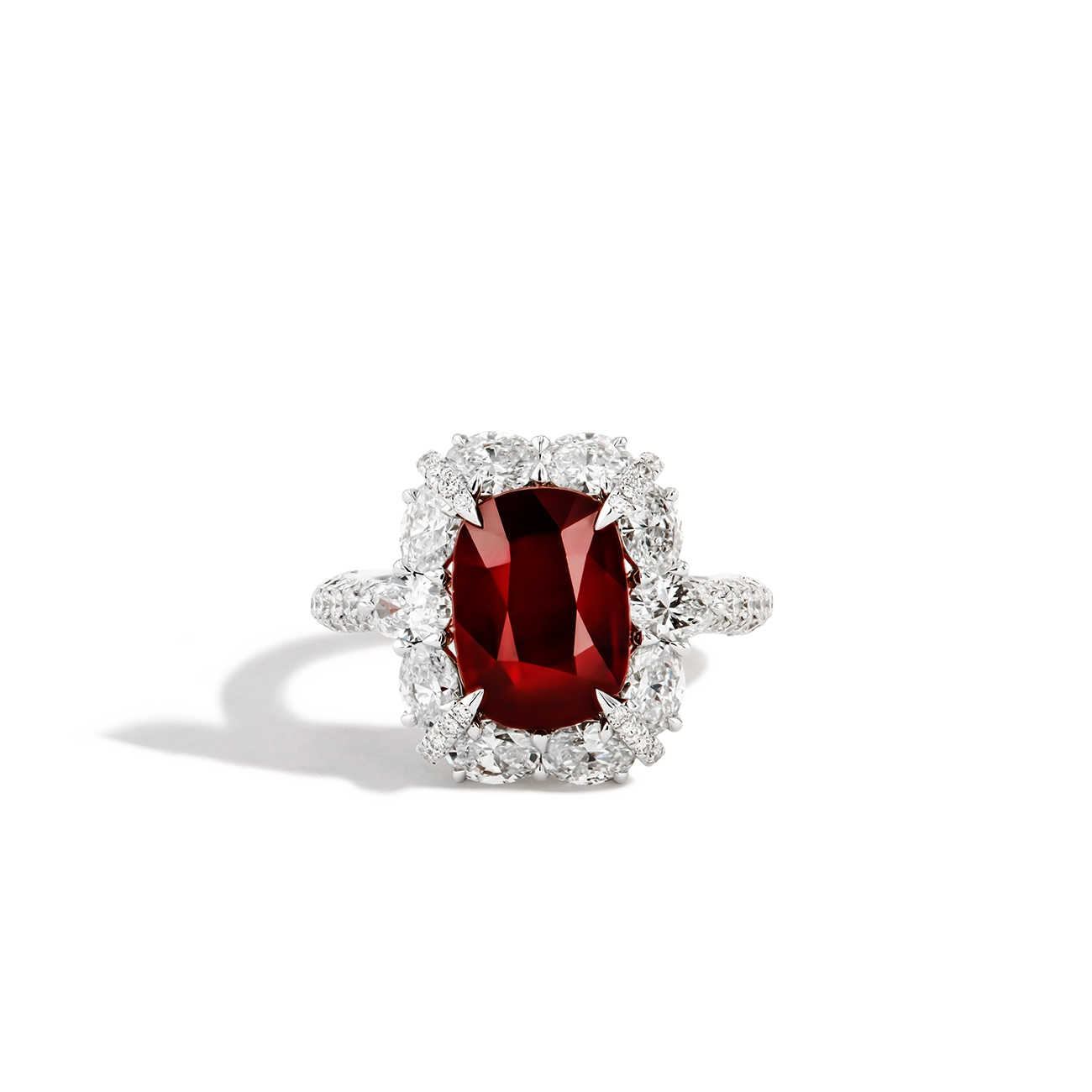 3 Carat Mozambique Ruby Ring