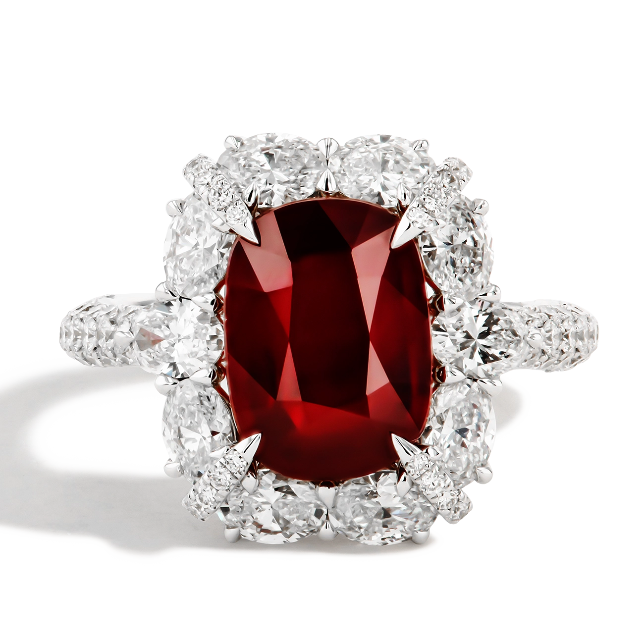 3 Carat Mozambique Ruby Ring
