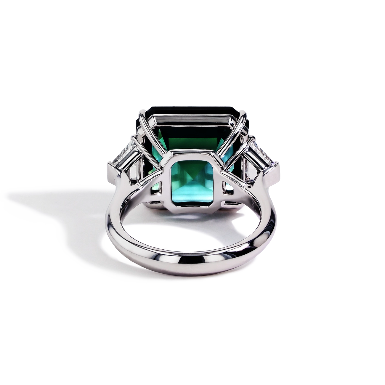 Greenish-Blue Natural Sapphire Ring