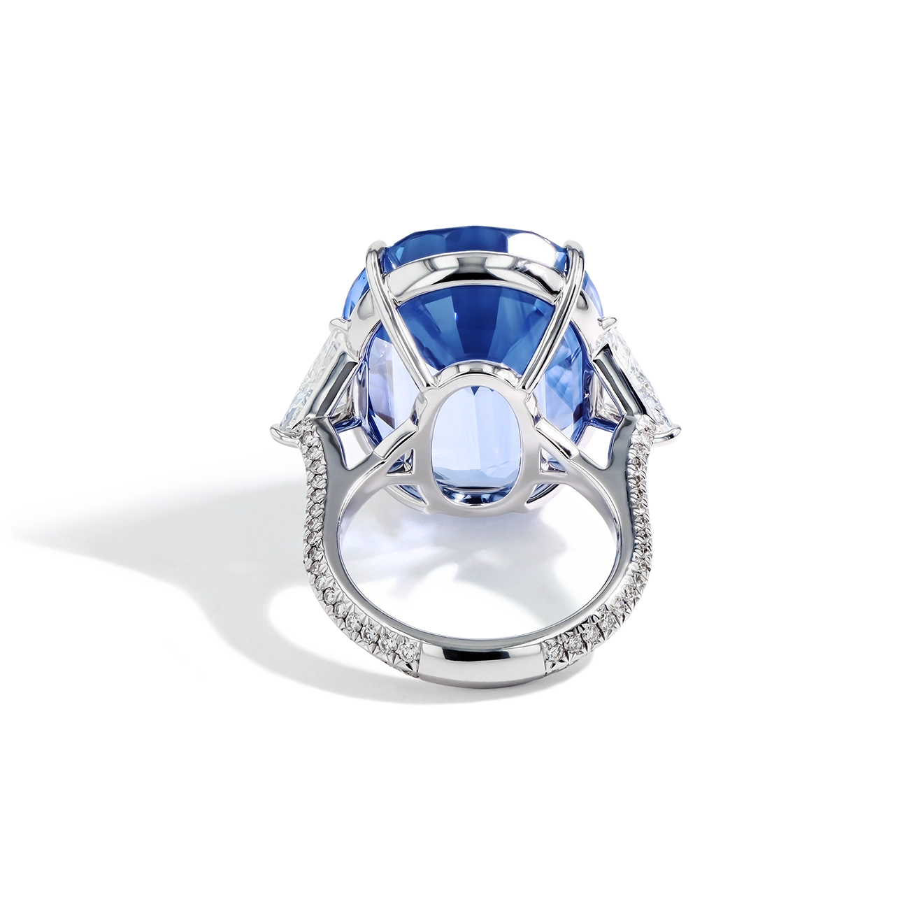 32 Carat Ceylon Blue Sapphire Ring