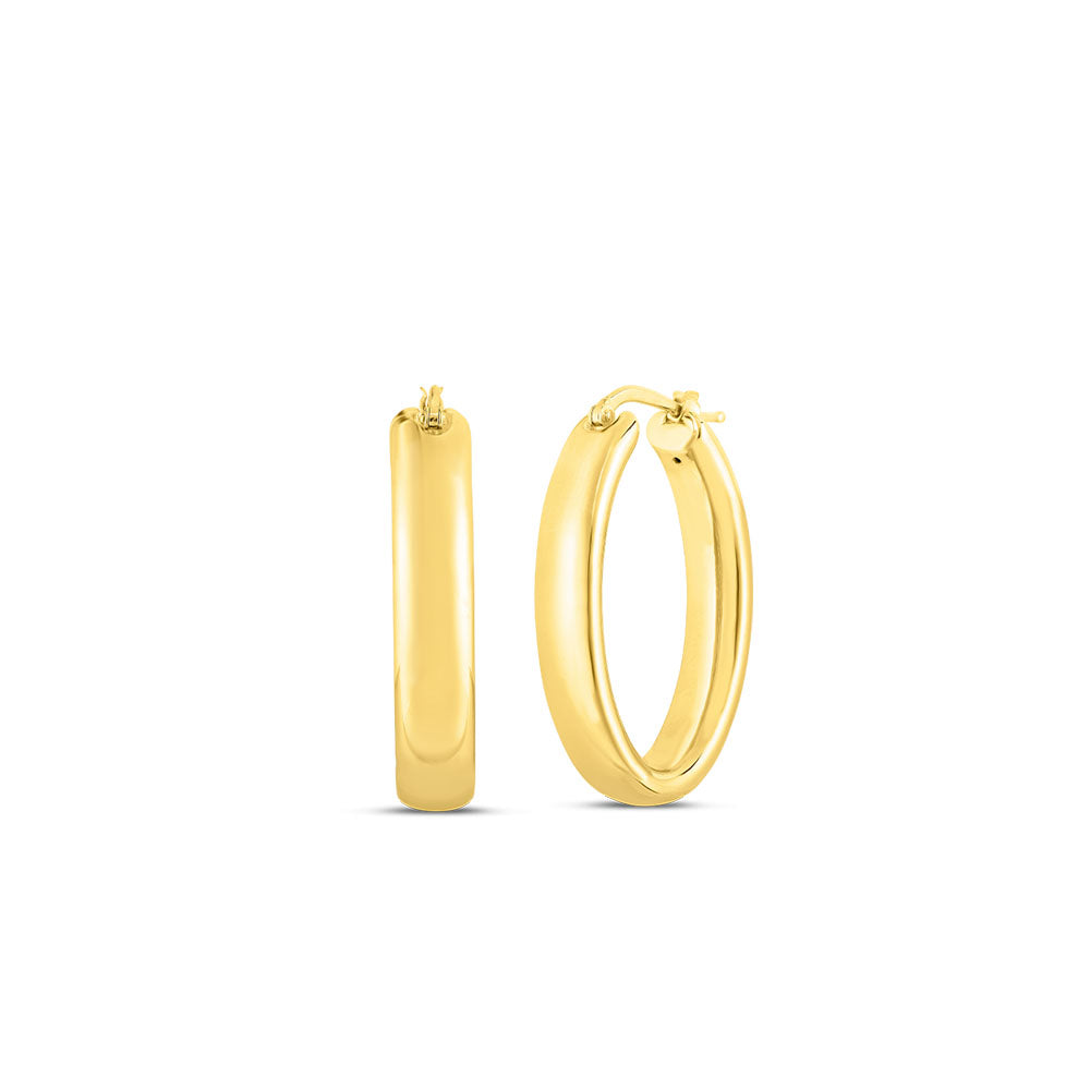 Roberto Coin Classic 18K Gold Huggies