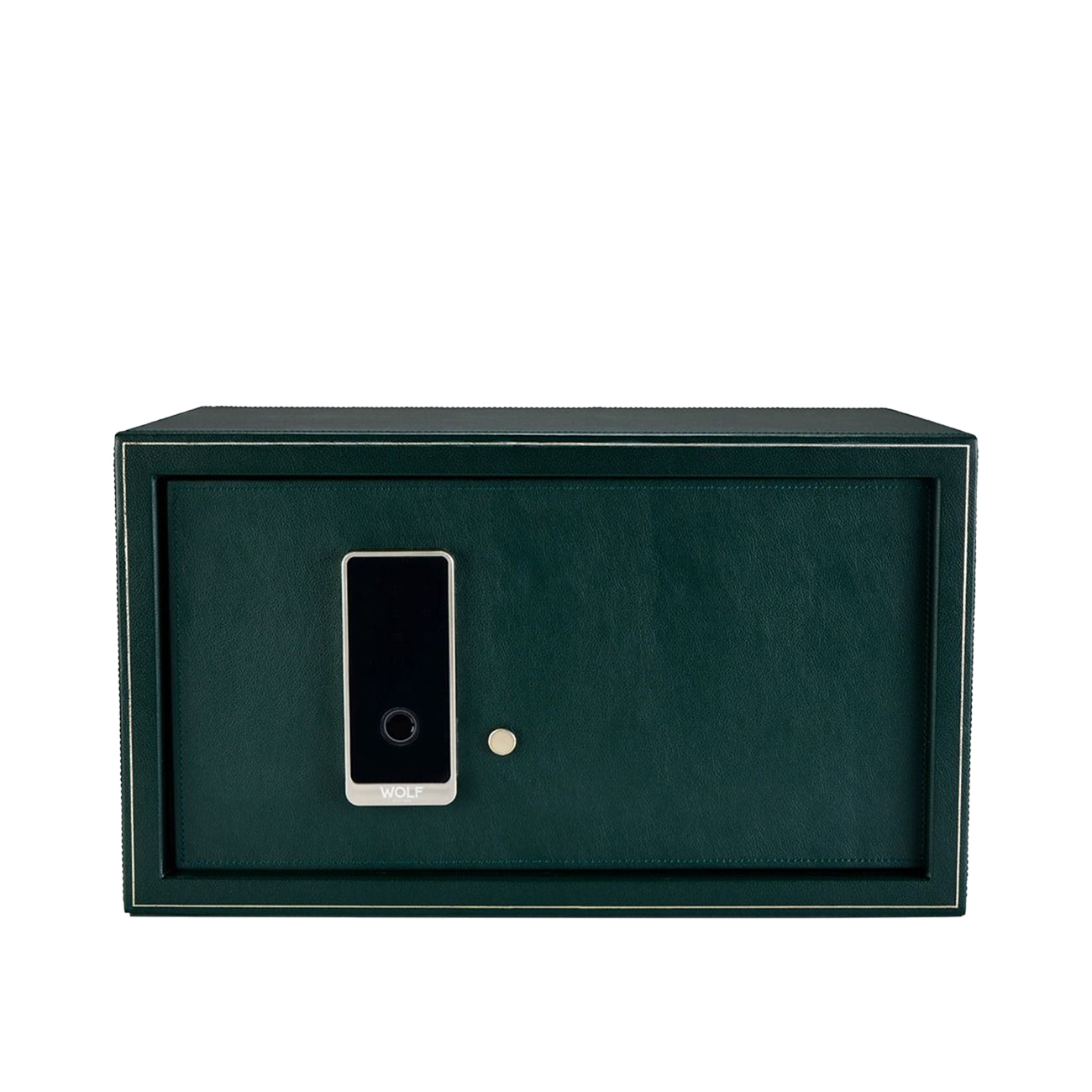 WOLF The Den 4-Piece Watch Winder Safe in Green