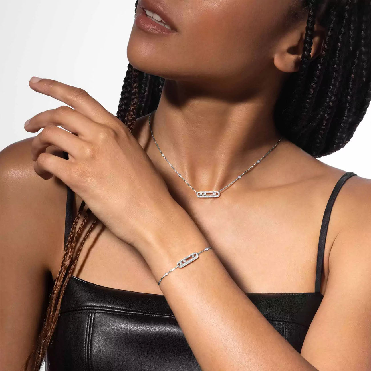 Messika Baby Move Pavé Diamond Necklace