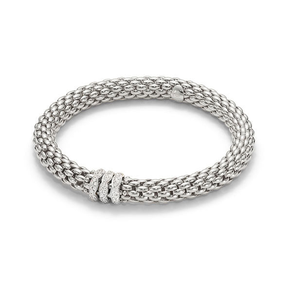 Fope Love Nest White Gold Diamond Bracelet
