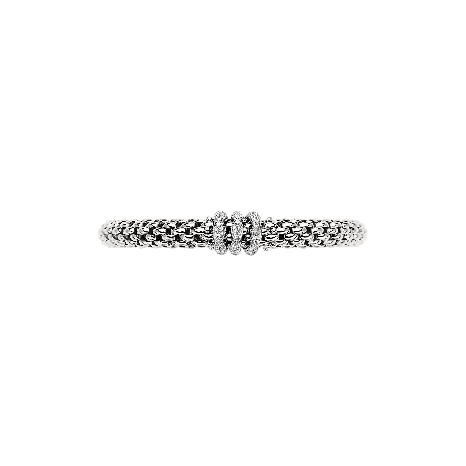 Fope Love Nest White Gold Diamond Bracelet