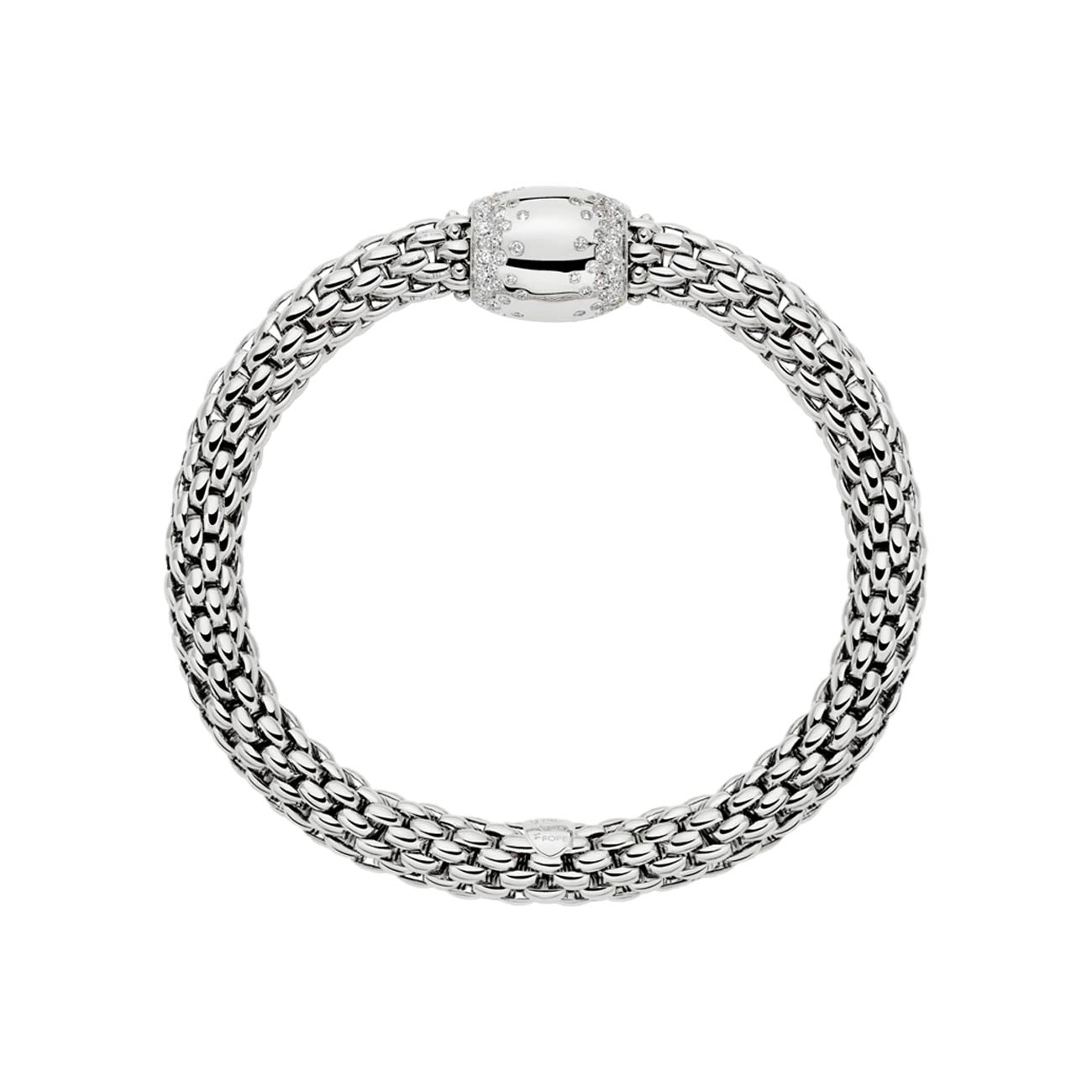 Fope Love Nest Flex'it Diamond Rondel Bracelet