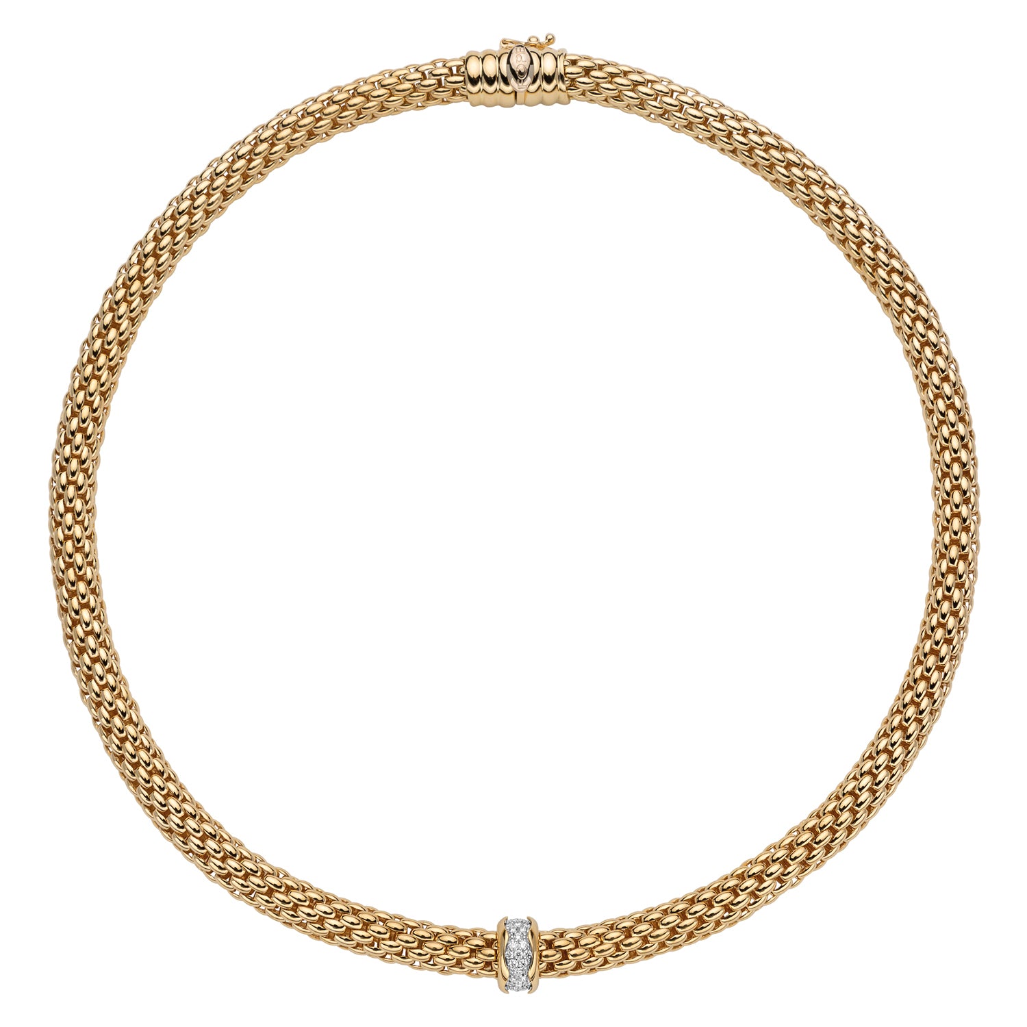 Fope Flex'it Pavé Diamond Necklace