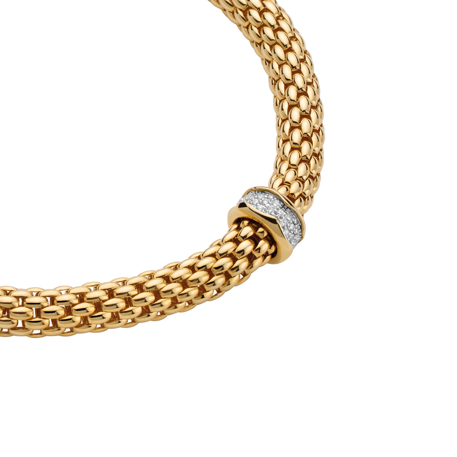 Fope Flex'it Pavé Diamond Necklace