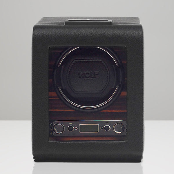Wolf Roadster Black Single Watch Winder