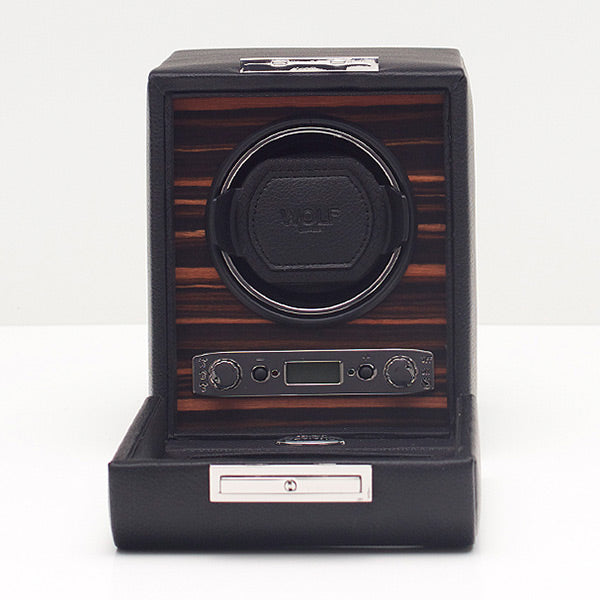 Wolf Roadster Black Single Watch Winder