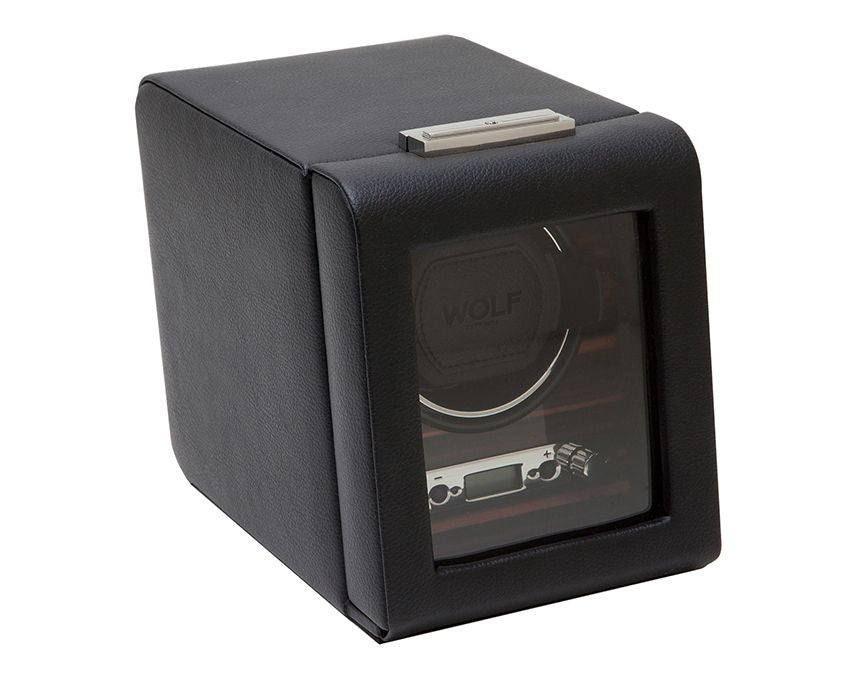 Wolf Roadster Black Single Watch Winder