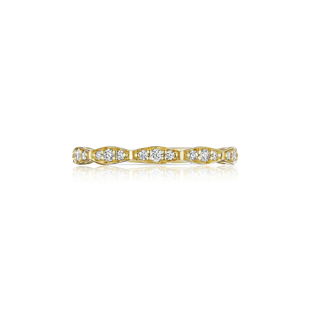 Tacori Sculpted Crescent Eternity Band