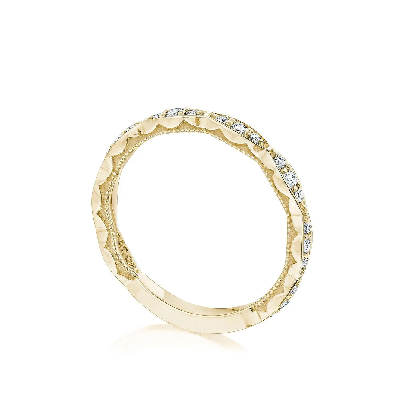 Tacori Sculpted Crescent Eternity Band