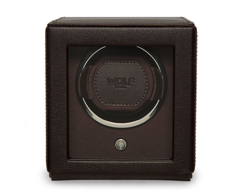 Wolf Cub Brown Leather Watch Winder