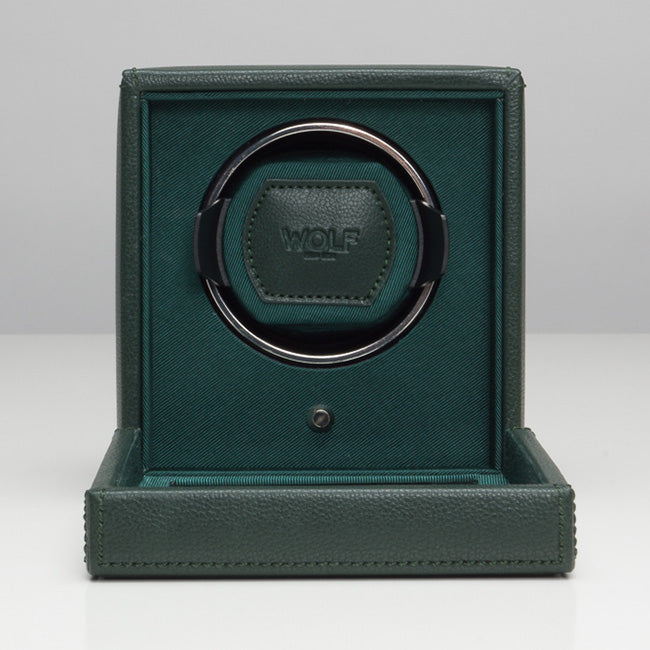 Wolf Cub Green Leather Watch Winder