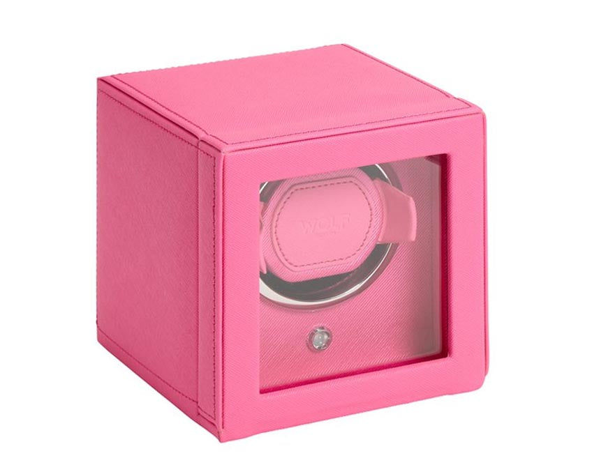 WOLF Cub Single Winder With Cover in Tutti Frutti Pink