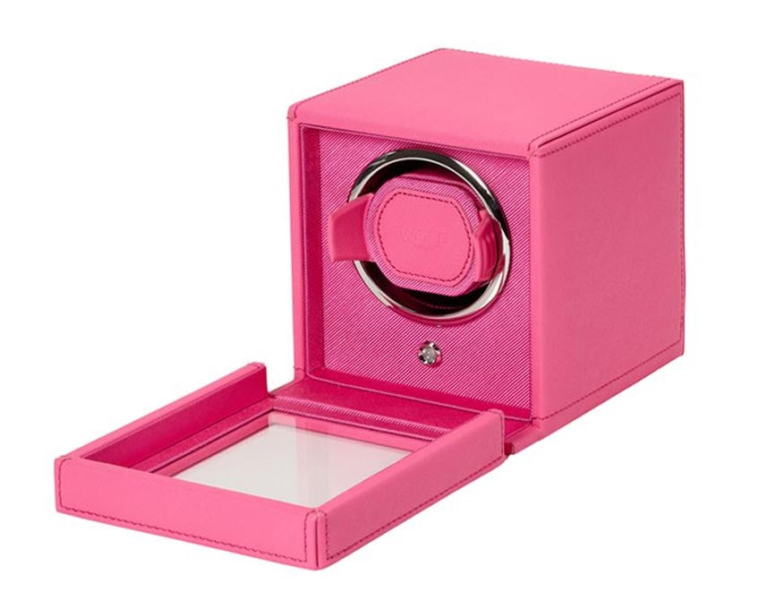 WOLF Cub Single Winder With Cover in Tutti Frutti Pink