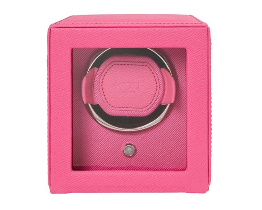 WOLF Cub Single Winder With Cover in Tutti Frutti Pink