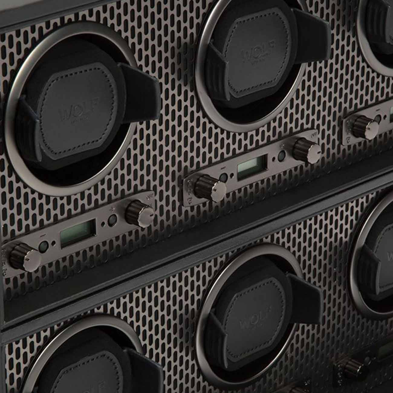 WOLF Axis Powder Coat 6pc Watch Winder