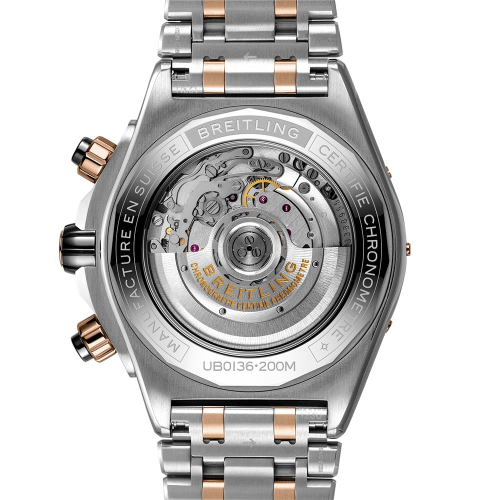 Breitling Two-Tone Green Super Chronomat B01 - 44mm