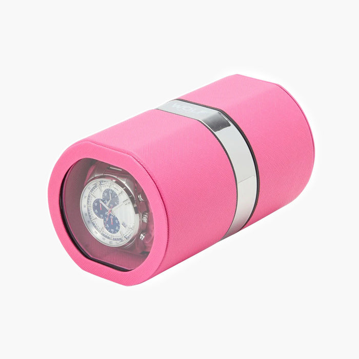 WOLF The Rocket Single Watch Module Winder in Pink