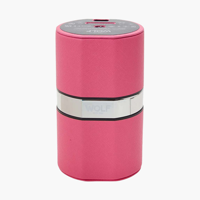 WOLF The Rocket Single Watch Module Winder in Pink